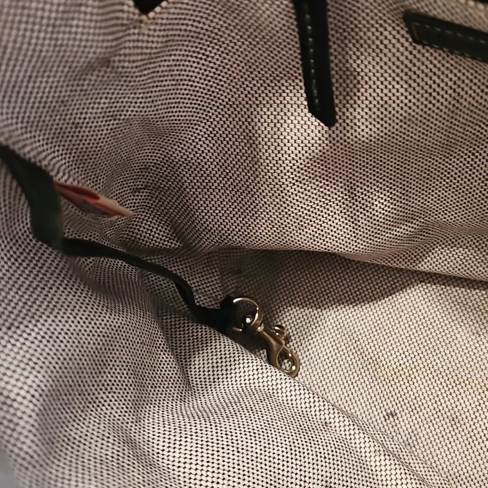 Dooney & Bourke Monogram Black and Gray Shoulder Bag